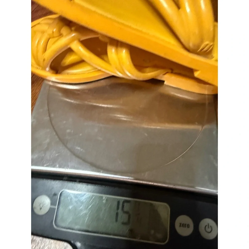 Melissa x Salinas Yellow‎ Jelly Knotted Strappy Slide Sandals Vegan Womens 6